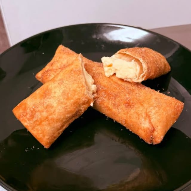 Strawberry Cheese Cake Pastry Rolls.